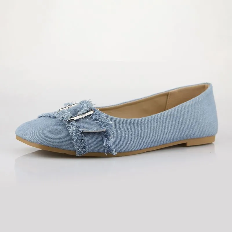 Round Toe Flats For Women