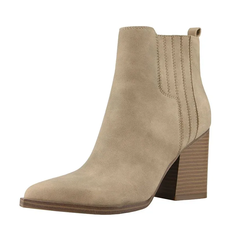 Women's Dress Ankle Boots Low Heel